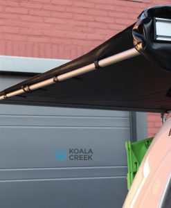 KOALA CREEK® - EXPLORER luifel grijs 140x200 cm. Rip-Stop polyester/katoen